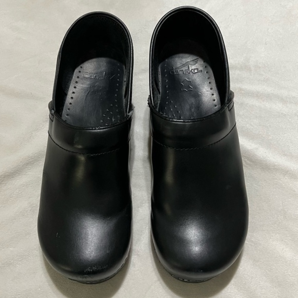 DANSKO Women Men Professional Black Box Slip on Shoes Sandals Clogs 42 11.5 12